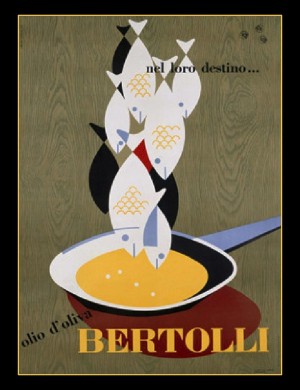 Bertolli cooking fish poster